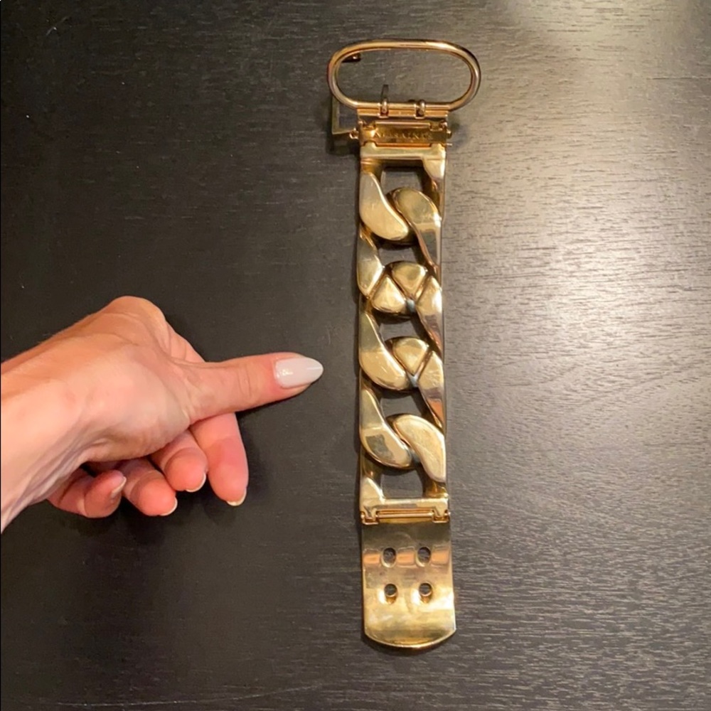 All saints oversized gold bracelet